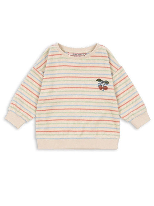 ITTY RIB GENSER GOTS - CONFETTI STRIPE Konges Sløjd A/S