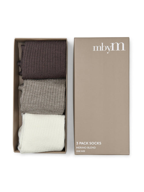 Vione sokker 3-pack - sgb colour mix, pakke med tre par