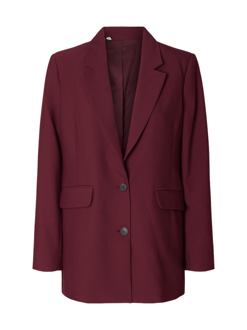 Rita relaxed blazer - tawny port Selected Femme