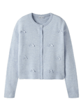 KARIN KNIT CARDIGAN - SUBDUED BLUE
