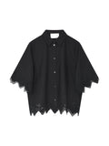 Xioma dreamy poplin skjorte - black