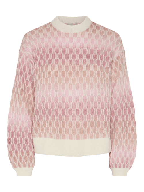 YASSPACE LS KNIT PULLOVER - Sandshell YAS