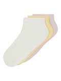 Vira 3pk sokker double  - Cream