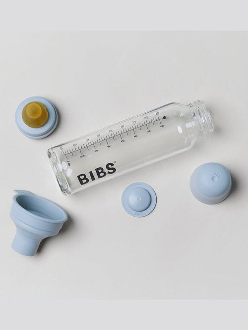 Baby Bottle Complete Set 110ml - Baby Blue BIBS