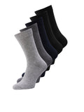 Jens sokker 5 pakk - dark grey melange