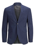 SOLAR Slim dressjakke - Medieval Blue