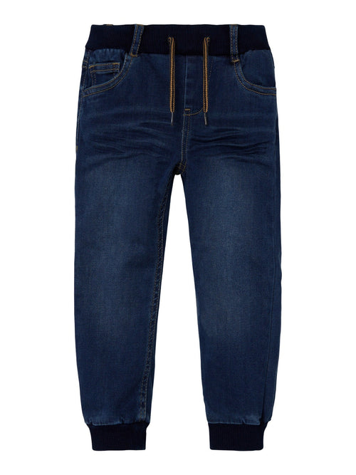 NMMBEN BAGGY ROUND JEANS 1132 TO NOOS - Dark Blue Denim NAME IT