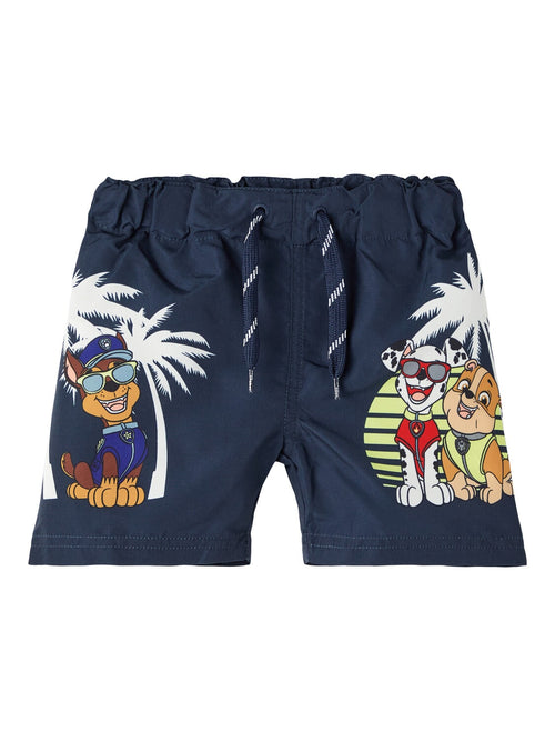 NMMMESSI PAWPATROL LONG SWIMSHORTS CPLG - Dark Sapphire NAME IT