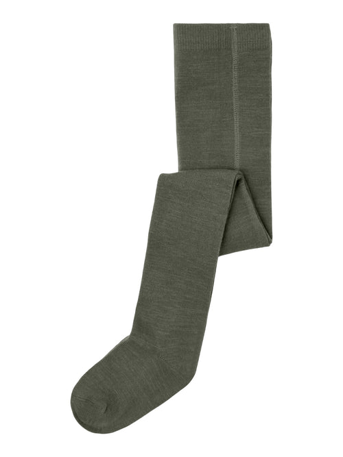 NMMWAK WOOL PANTYHOSE SOLID XXIII - beetle NAME IT