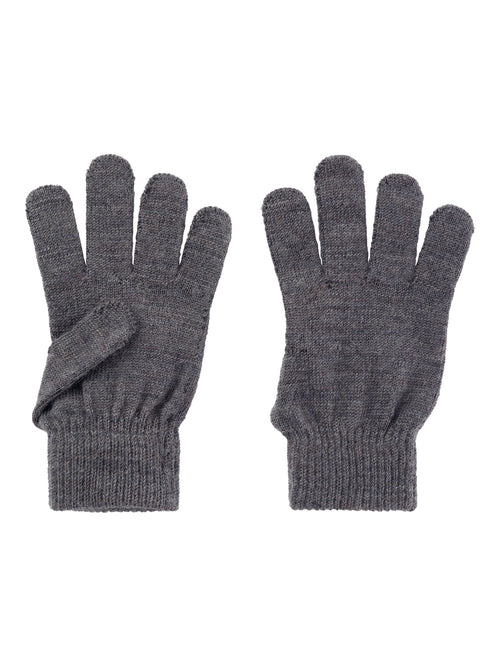 NKMWHOLLA WOOL GLOVES XXIII - IRON GATE NAME IT