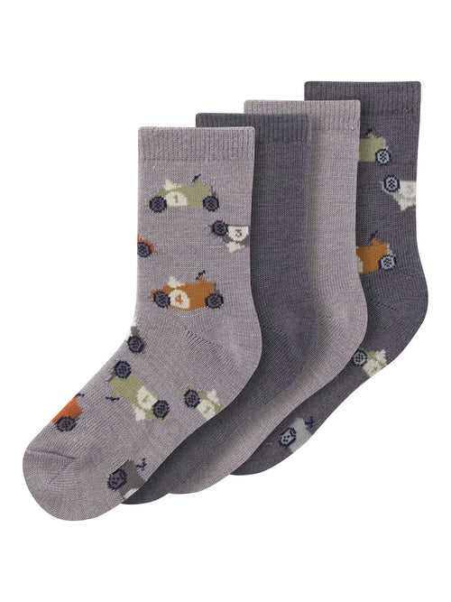 NMMWAK WOOL 4 PACK SOCK XXIII - IRON GATE NAME IT