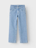 ROSE STRAIGHT JEANS - Light Blue Denim