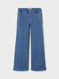 SALLI WIDE JEANS  - Light Blue Denim