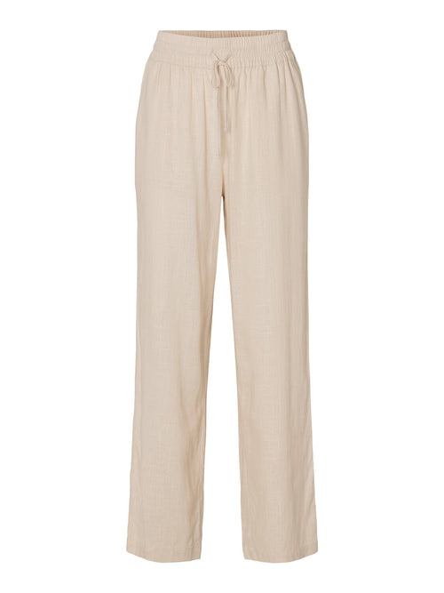 VIVA GULIA bukse - Sandshell Selected Femme