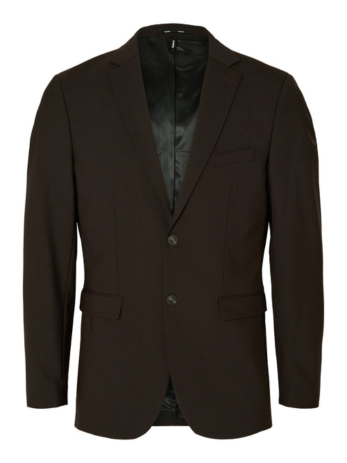 SLHSLIM ELON BLZ FLEX B NOOS - Brown Stone Selected Homme