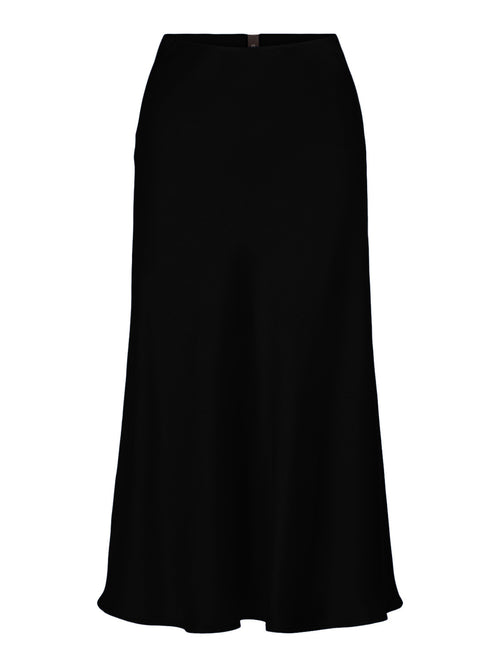 YASPELLA HW MIDI SKIRT S. NOOS - Black YAS
